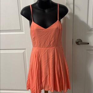 2/$25 Coral Aritzia Talula Summer Dress